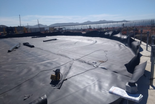contención secundaria con geomembranas flexibles